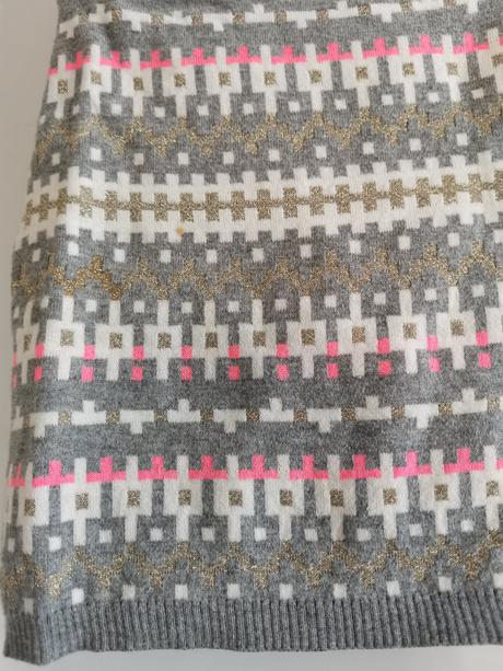 Sukně sukýnka pletená na zimu vel. 122 /128, h&m,122