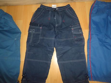 Šusťákové zateplené kalhoty, adams,98