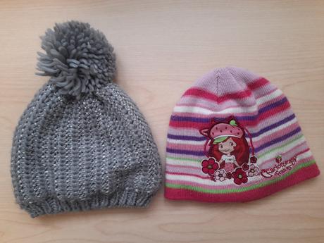 Zimní čepička jahůdka, šedá, 92