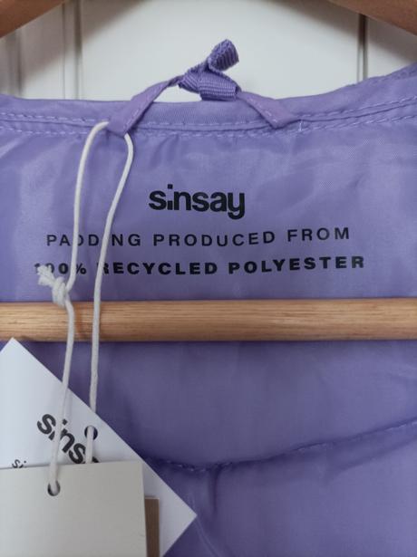 Prošívaná bunda s kapucí sinsay vel.s - nová, sinsay,s