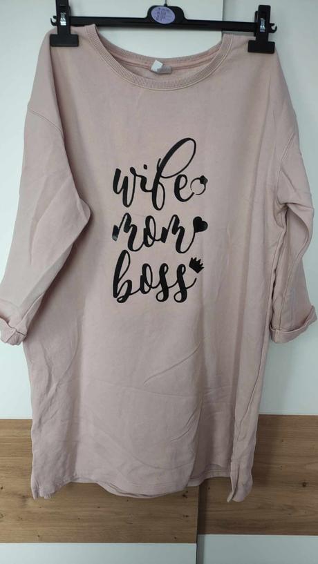 Mikina prodloužená dámská vel.m, h&m,m