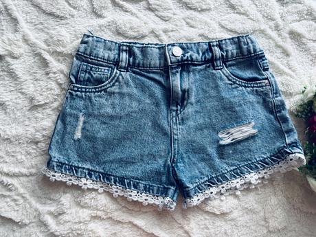 Kraťasy džínové- v.8/9 let, f&f,134