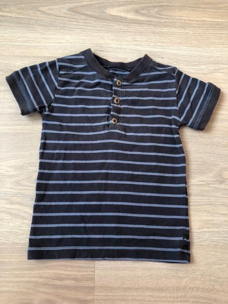 Pruhované triko z biobavlny, 92