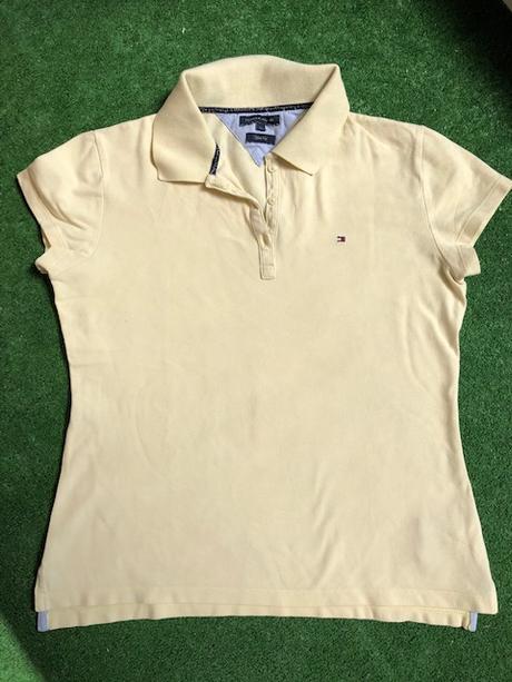 Žluté polo tríčo, tommy hilfiger,m