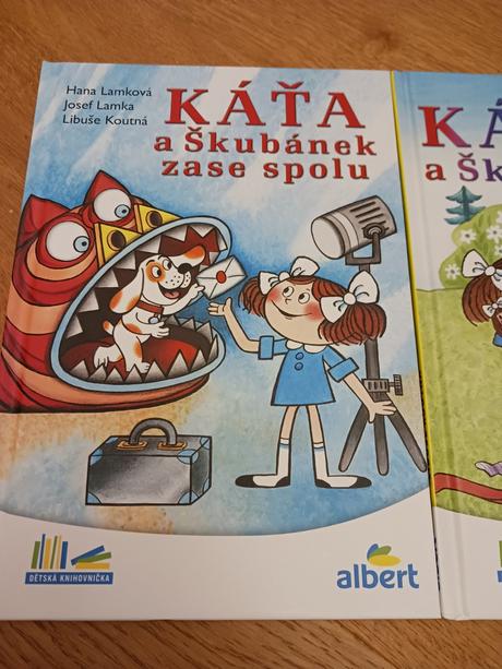 2x kniha káťa a škubánek.,