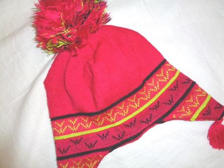 Teploučká zimní čepice s krytkama, h&m,116