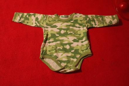 Dětské army body, frog,74