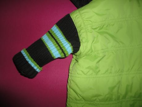 Slabší zimní/přechodvá bundička, vel. 3-6 měsíců, marks & spencer,68