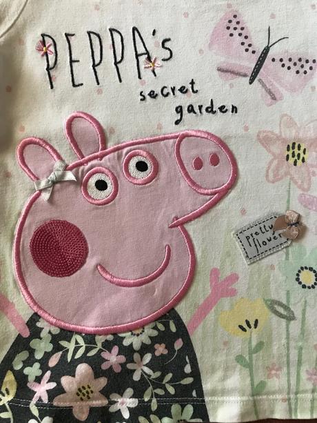 Tričko peppa pig bílé, tu,104