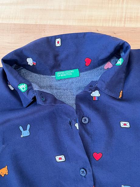 Šaty psaníčko, benetton,152