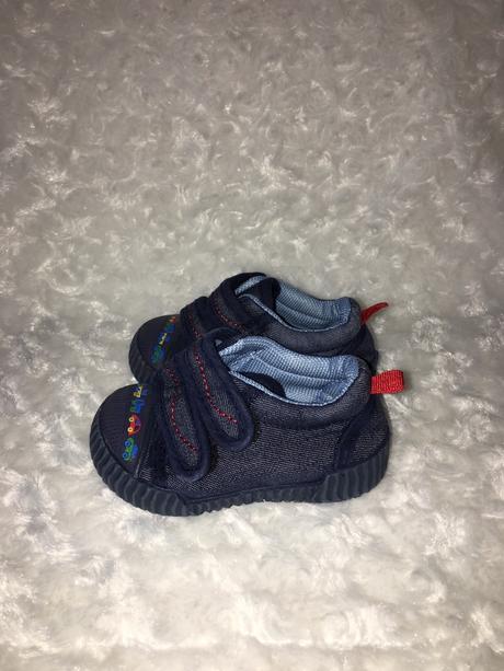 Modré plátěné boty monkey, 20