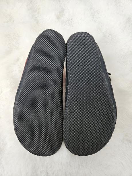 Barefoot tenisky, červeno-černé, 37
