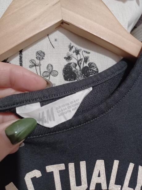 Teplákové šaty h&m 110/116, h&m,116