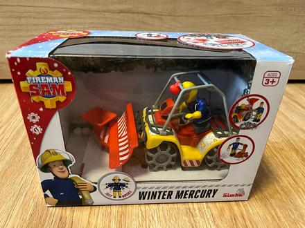 Požárník sam zimní čtyřkolka mercury s figurkou, 