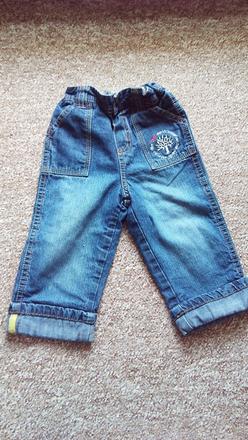 Zateplené rifle, c&a,80