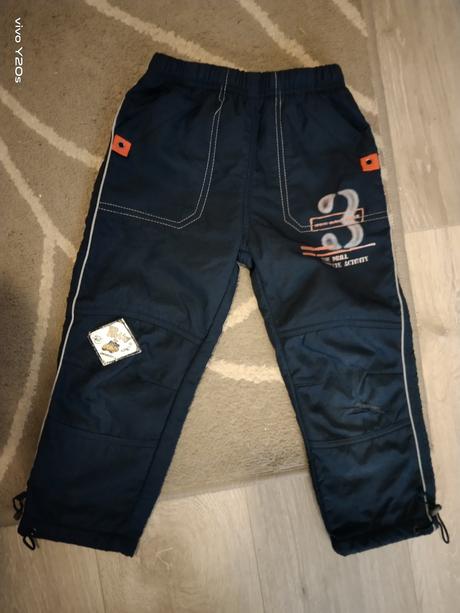 Šusťákové zateplené kalhoty, adams,98