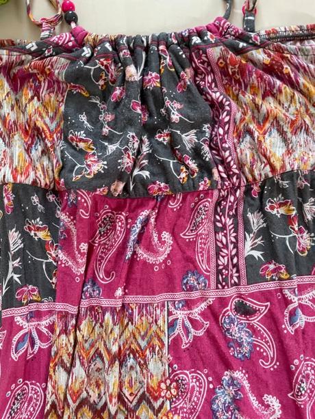 Růžové vzor letní šaty, vel m i méně, esmara, esmara,m