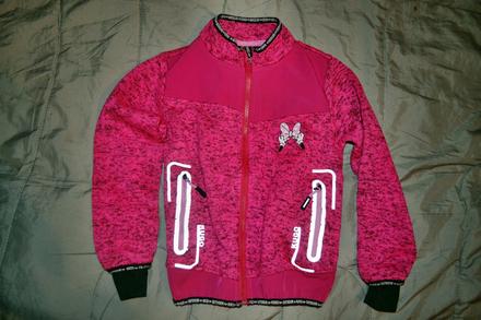 Podzimní dívčí mikina v.116, na zip, kugo,116