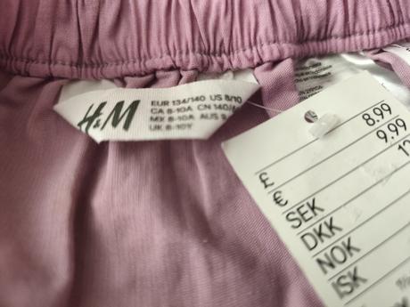Ívčí manžestrová sukýnka, h&m,134
