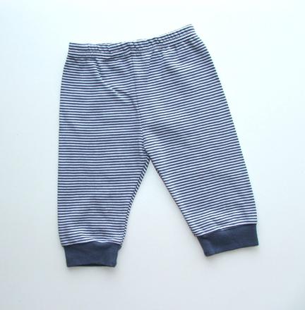 H518 bavlněné pruhované tepláky vel. 68, 68