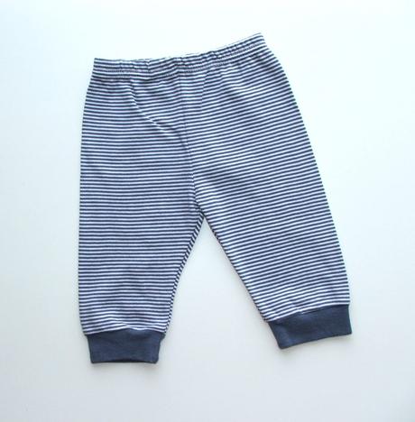 H518 bavlněné pruhované tepláky vel. 68, 68