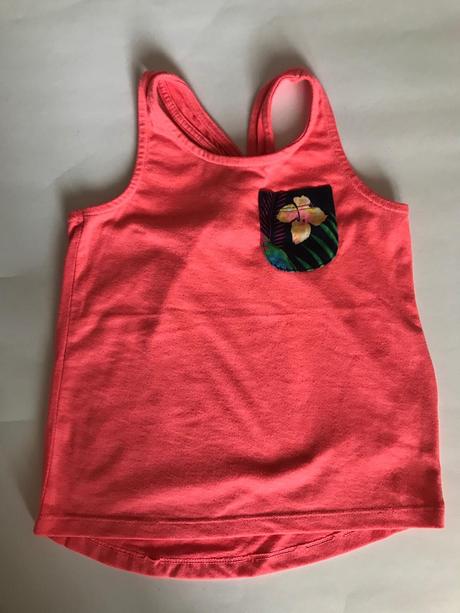 Dvě tílka neon 92/98, f&f,92