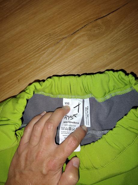 Dětské zimní softshellové kalhoty 152, 152