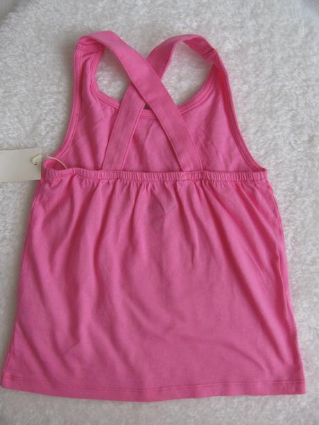 Růžové elastické tričko, mini boden,128