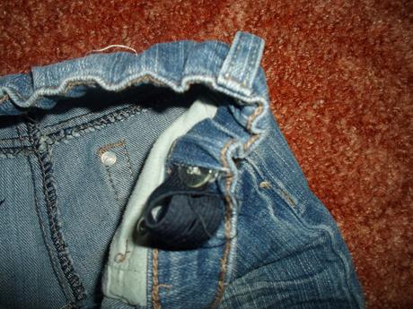 Modré kalhoty rifle džíny s elastenem takko, takko,116