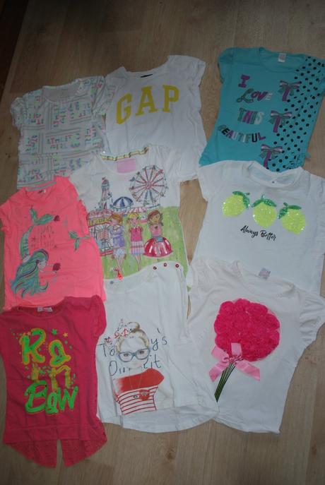 8x triko tričko i jednotlivě, 128