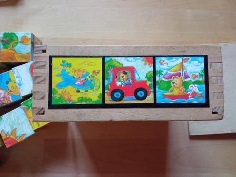 Puzzle s kostkama,