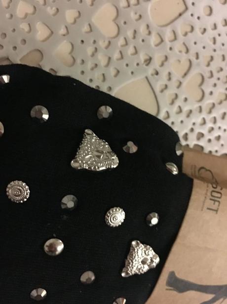 Punk/ghotic nove nadkolenky s tygrem a peckami,