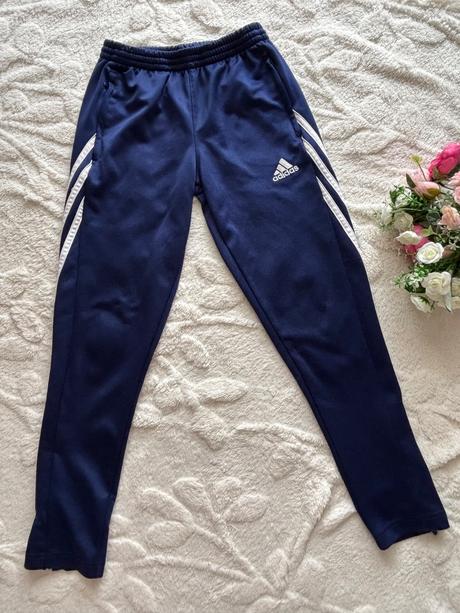 K4/ tepláky modré - v.9/10 let, adidas,140