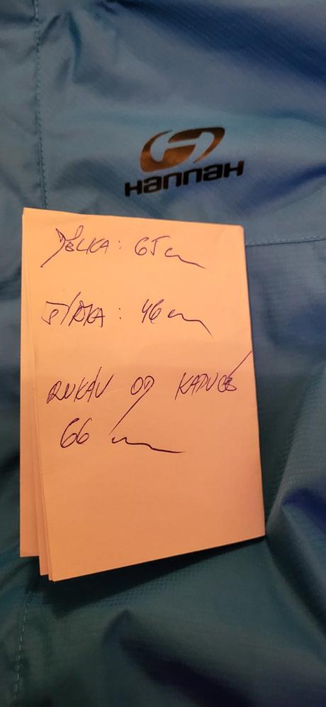 Tenká šusťáková bunda zn. hanah vel. 152, hannah,152