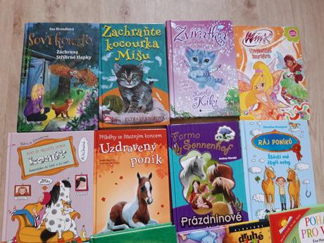 12x mix knížek pro děti i jednotlivě, 