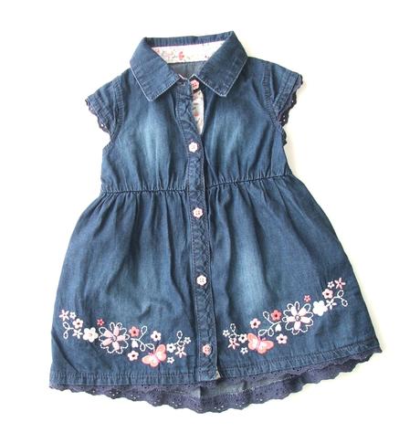 P717 riflové šaty vel. 68, george,68