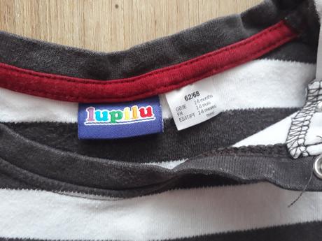 Tričko dlouhý rukáv 62/68, lupilu,62