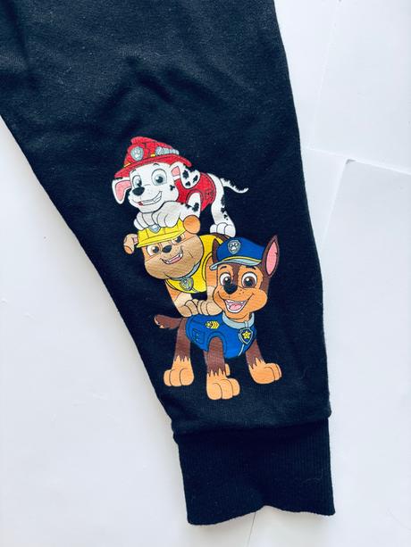 K1/ tepláky černé paw patrol - v.18/24 mes., 92