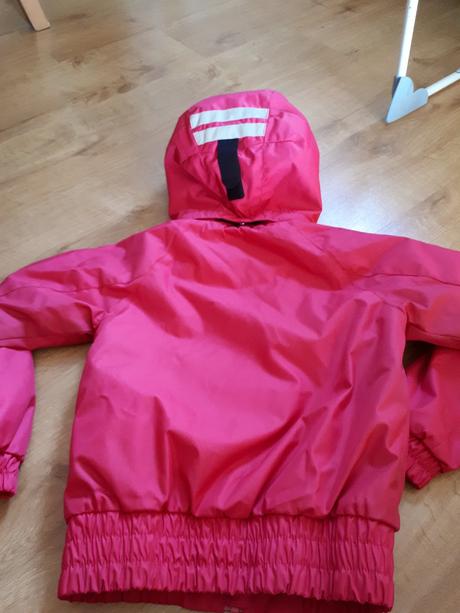 Dívčí zimní bunda bombr, h&m,134