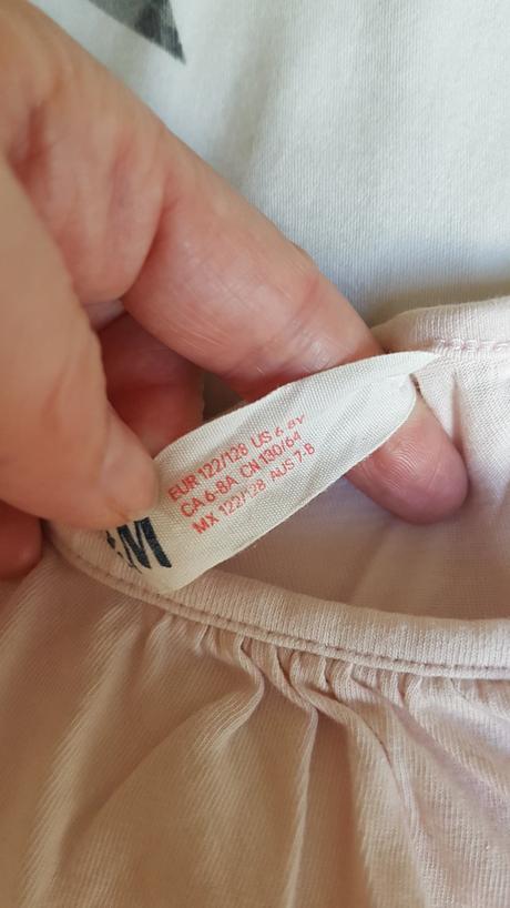 Divci triko, h&m,128