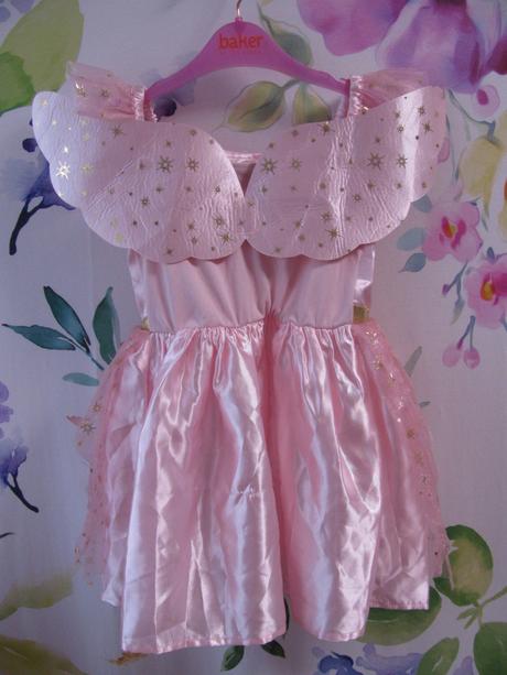 Karneval-růžové šaty unicorn, jednorožec s křídly,