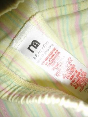 Bavlněné kraťásky vel. 3-12 měsíců do 8kg dítěte, 74