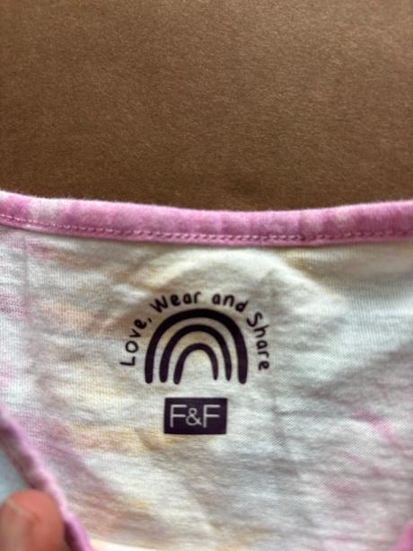 Ob/ šaty duhové - v.7/8 let, f&f,128