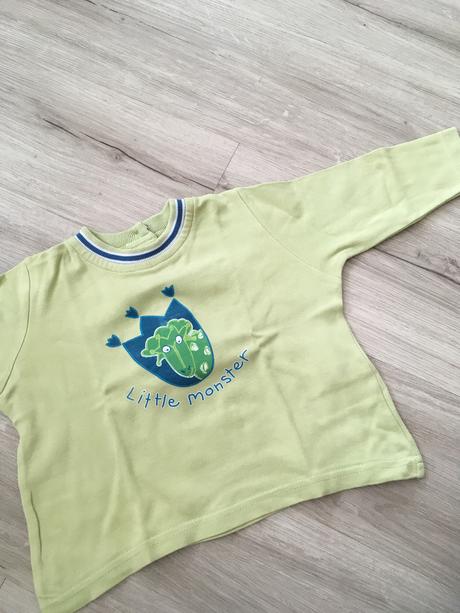 Tričko s dlouhým rukávem little monster george 6-9, george,74