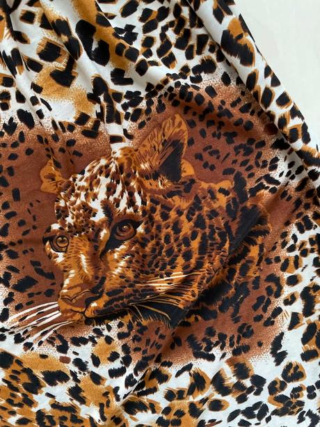 Leopard šaty, vel neuvedena cca s-m, m