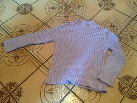 Dívčí rolák se stříbrnou nití, gap,92