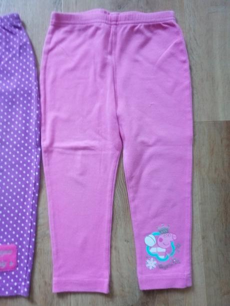 2 x legíny peppa pig, vel 92, disney, disney,92