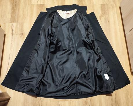 Černý dámský kabát/trenchcoat camaieu 44, camaieu,44