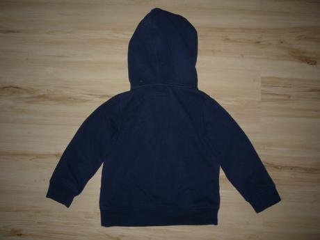 Tmavě modrá mikina přes hlavu, h&m,104