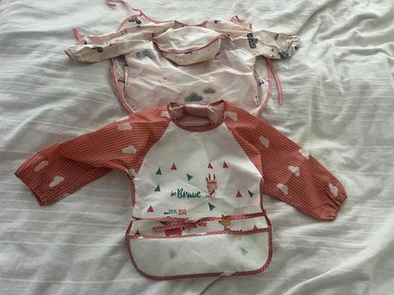 2x bryndák zástěrka s kapsou, 